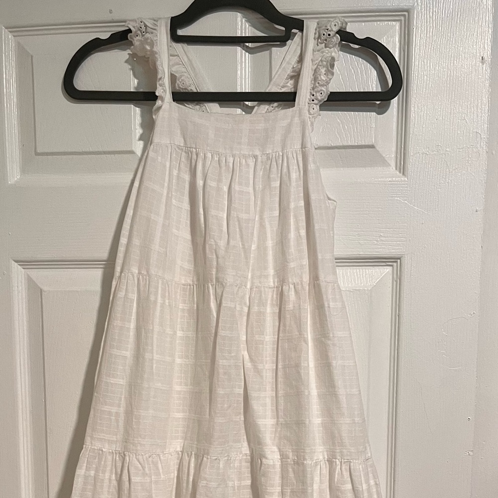 Cat and Jack white maxi dress size XL 14